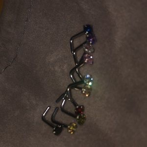 18 gauge nose piercing jewelry 10 multiple colors